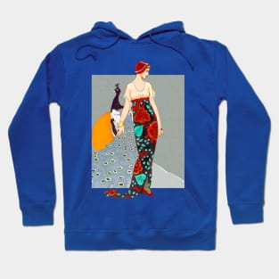 Peacock Red Hoodie